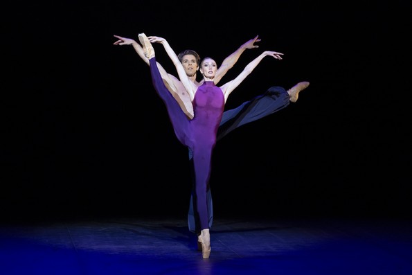  В.Франк и Ж.Фавро в «Дуэте» из балета «Пирамида».