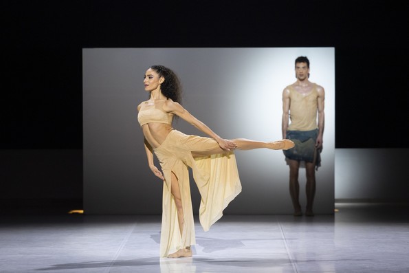  Ж.Каммарота и В.Пансини в балете «Люди почти всегда увлечены своим воображением».