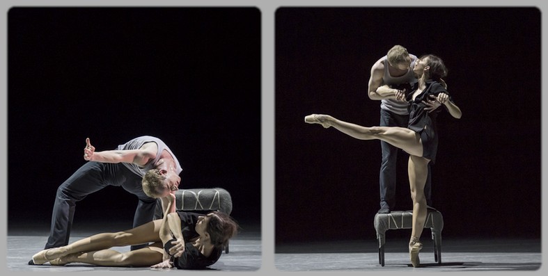 Мод Сабуран и Кристиан Твожиянский в балете «Aleatorio»