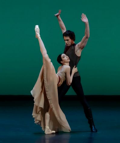 Ана Туразашвили и Денис Савин : дуэт из балета «Сагалобели».