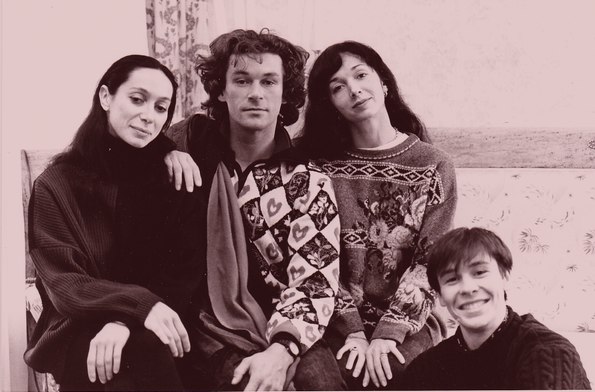 Элизабет Платель, Патрик Дюпон, Изабель Герен и Николя Ле Риш (Москва, 1990). 
