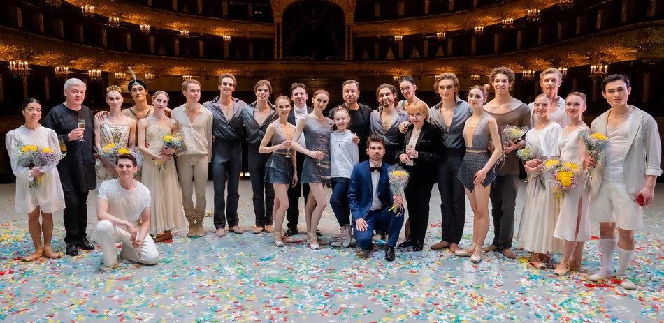 Участники юбилейного гала-концерта «Benois de la Danse» на Исторической сцене Большого театра России (07.06.2022).